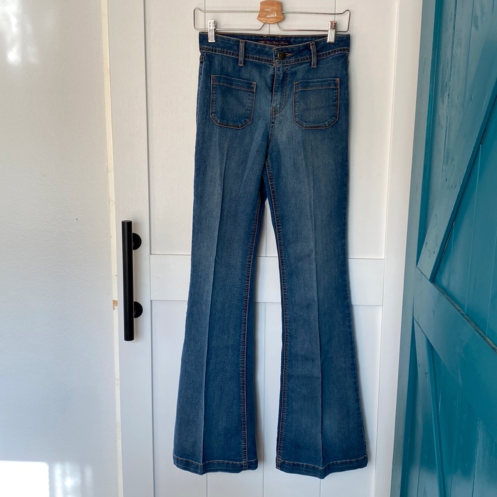 Divine Rights of Denim Mid Rise Bell Bottoms